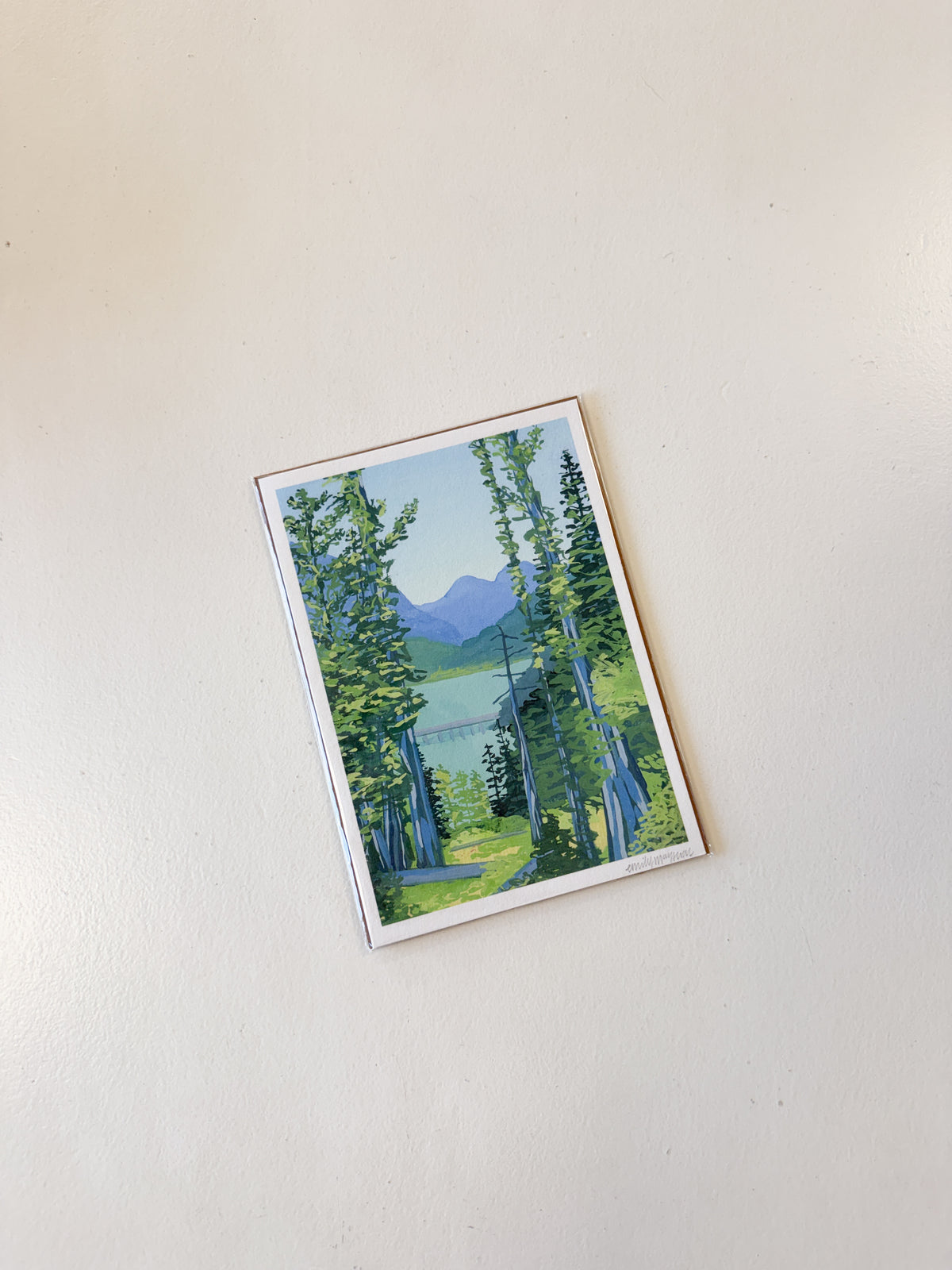 Trees In The Woods Print