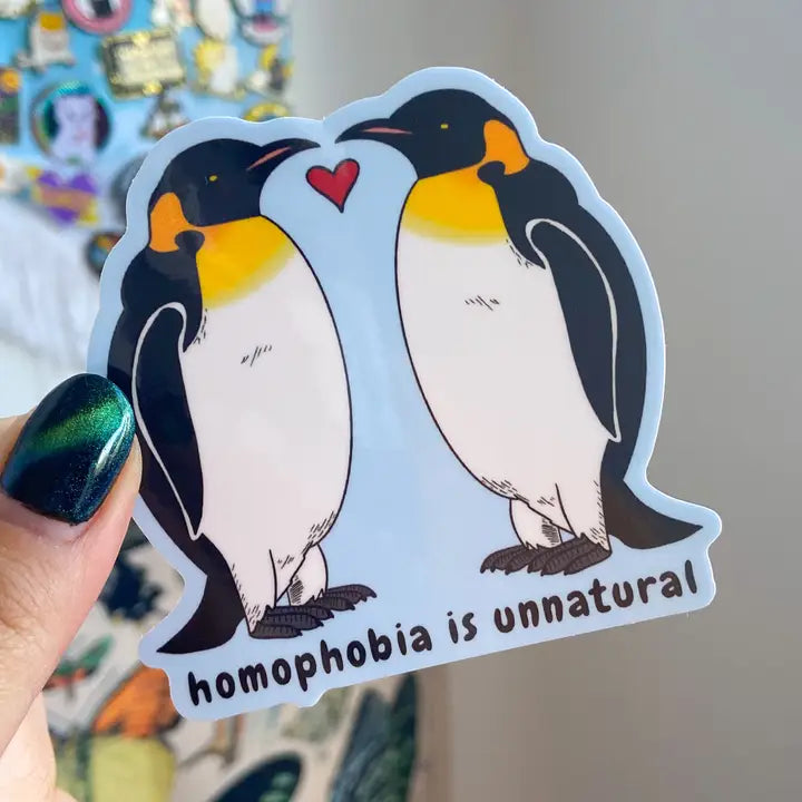 Homophobia Is Unnatural Sticker