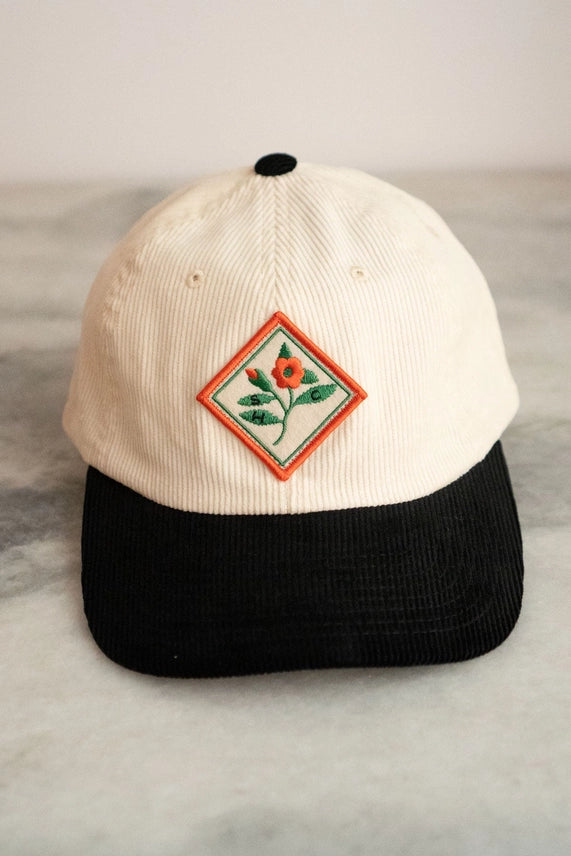 SHC Bloom Patched Corduroy Dad Hat