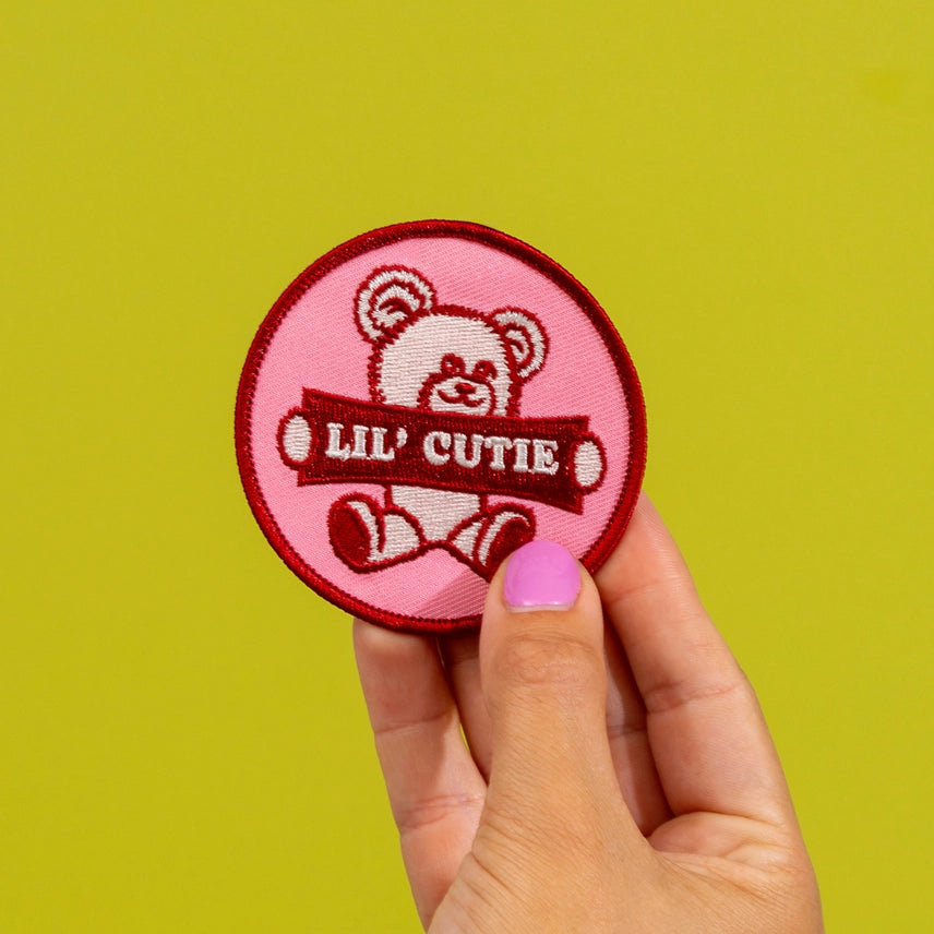 Lil' Cutie Bear Iron-On Patch