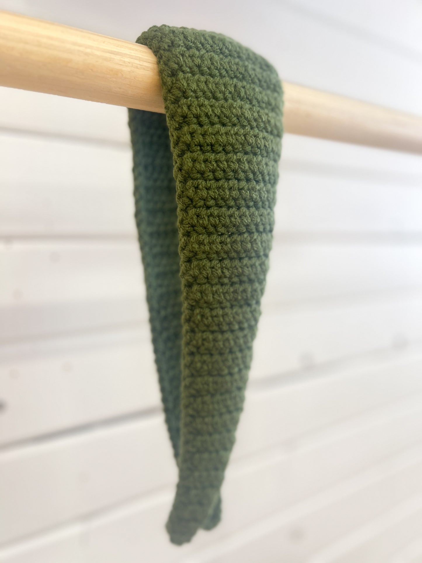 Hand-Crocheted Mini Neck Scarf