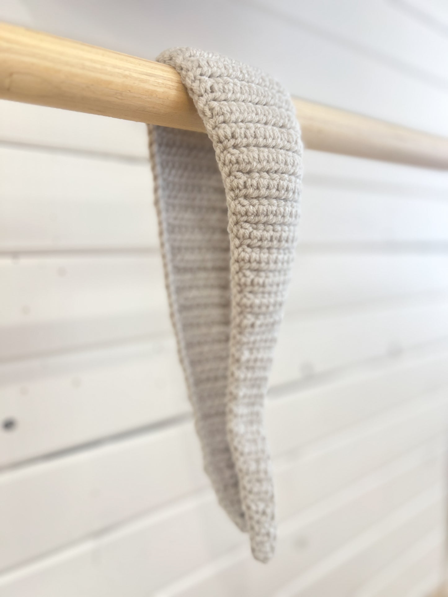 Hand-Crocheted Mini Neck Scarf