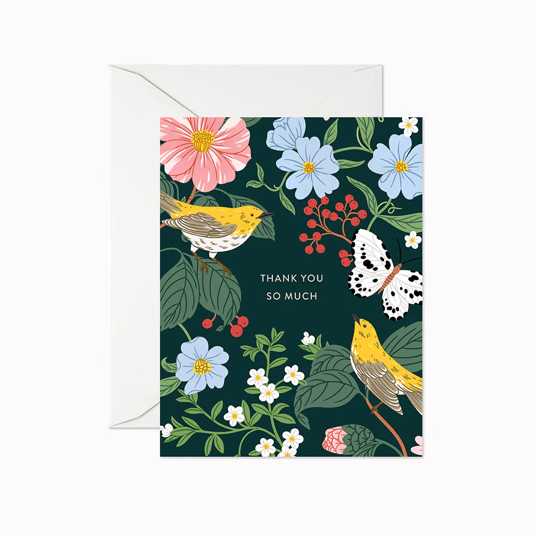 Thank You Warblers Greeting Card