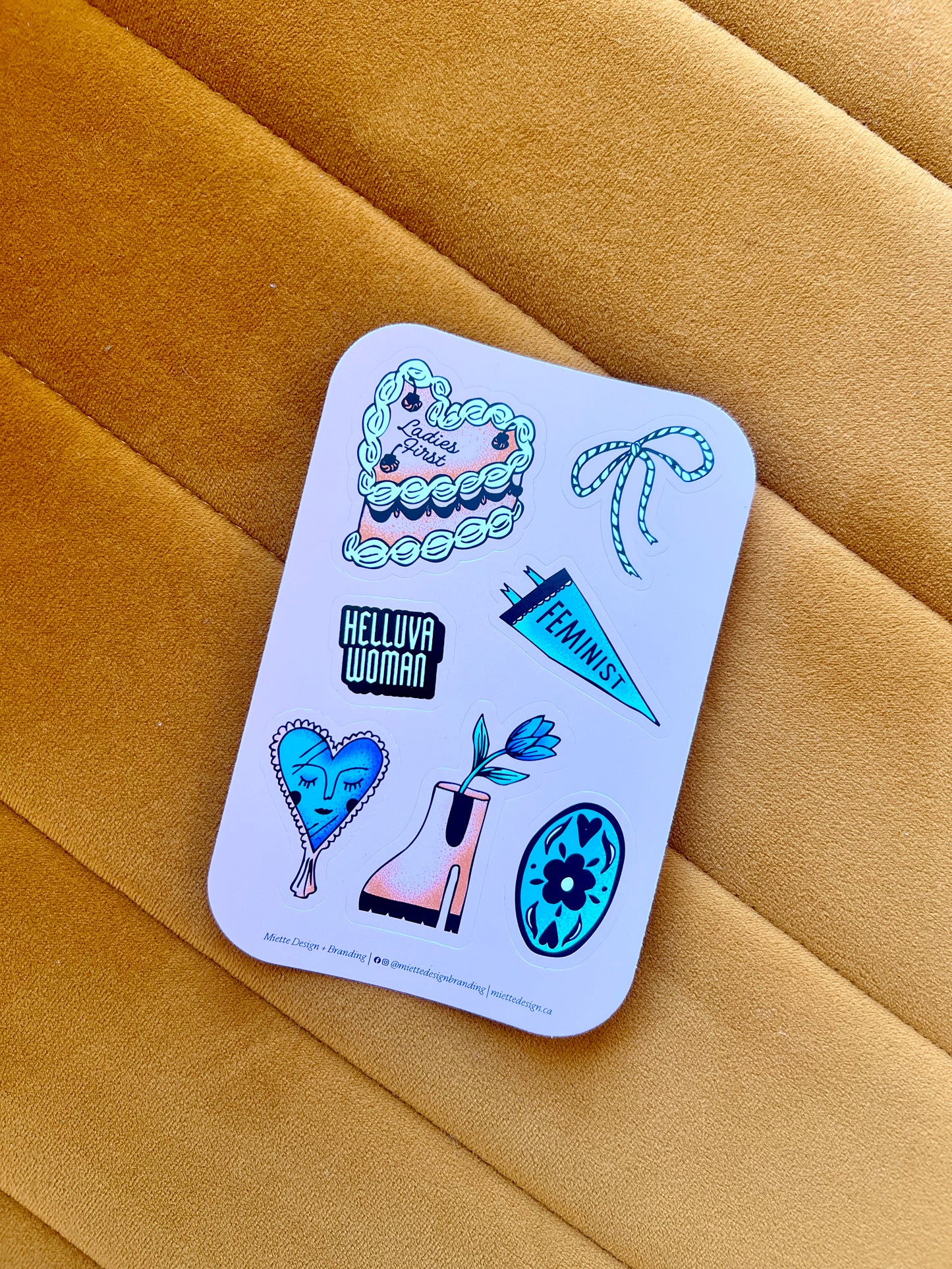 Ladies First Sticker Sheet - Fundraising for RFNB