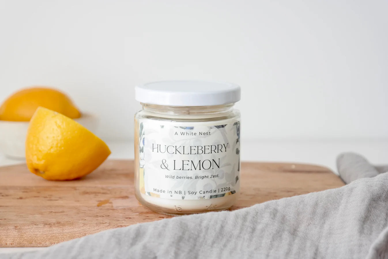 Huckleberry & Lemon Candle