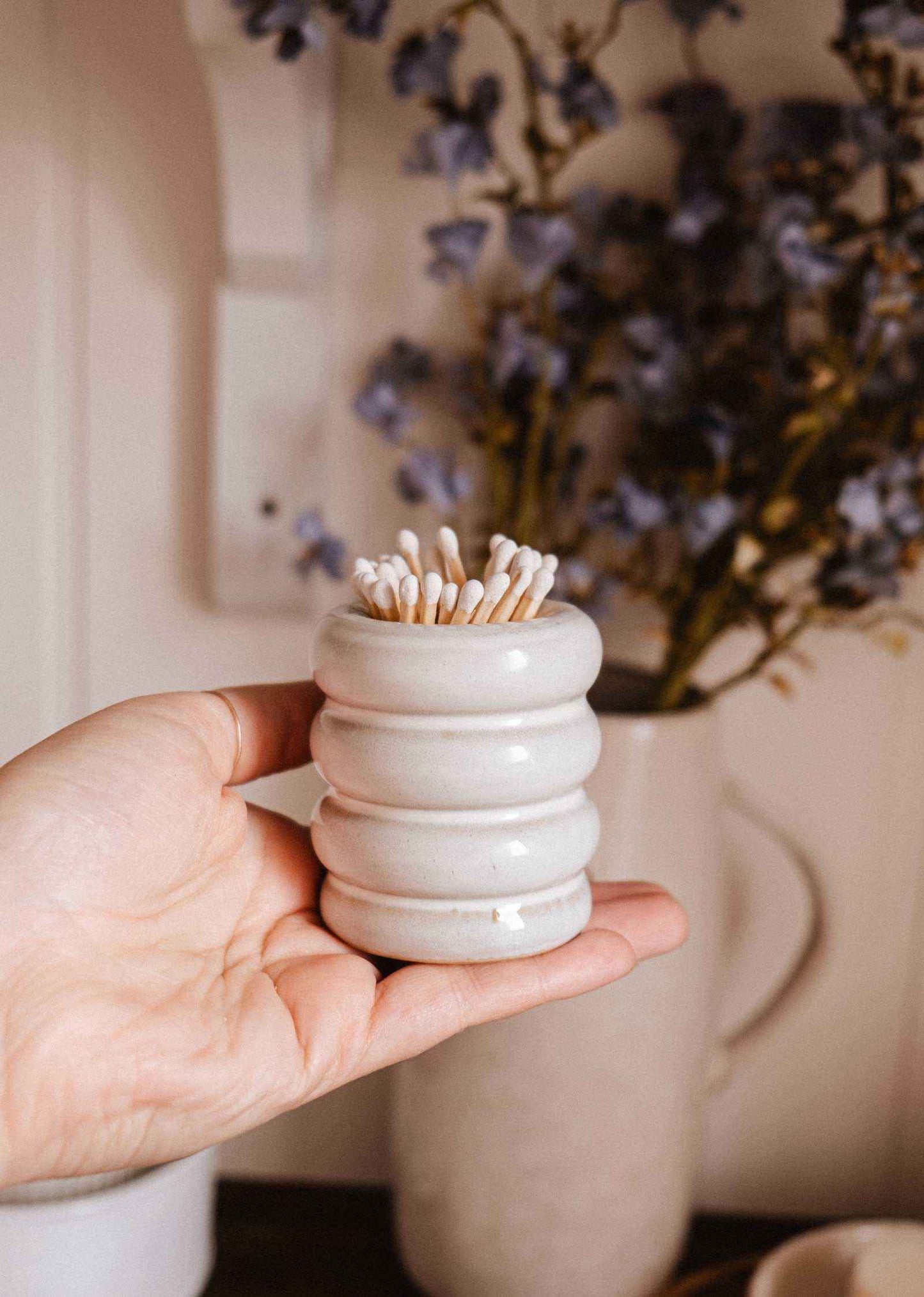 Ceramic Match Pot
