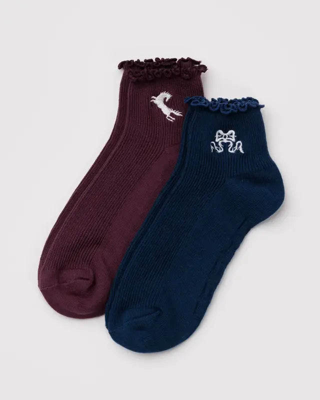 Lettuce Edge Sock Set of 2
