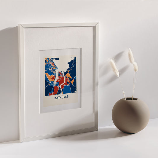 Bathurst Map Print
