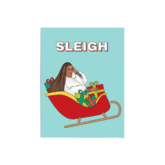 Bey Sleigh Card