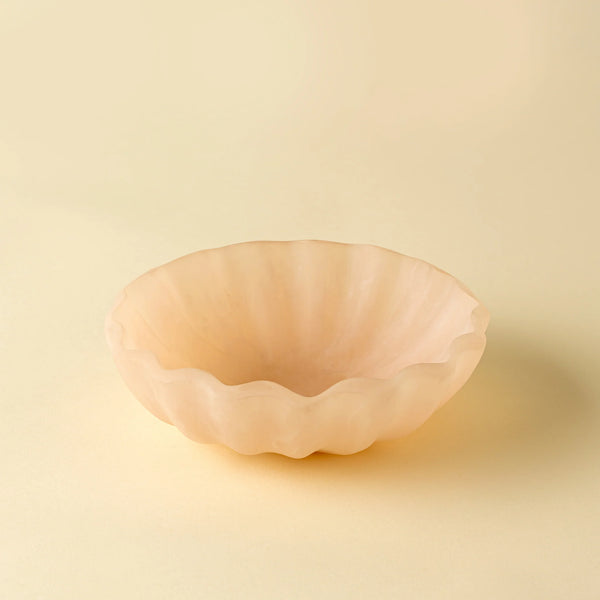 Scallop Resin Bowl