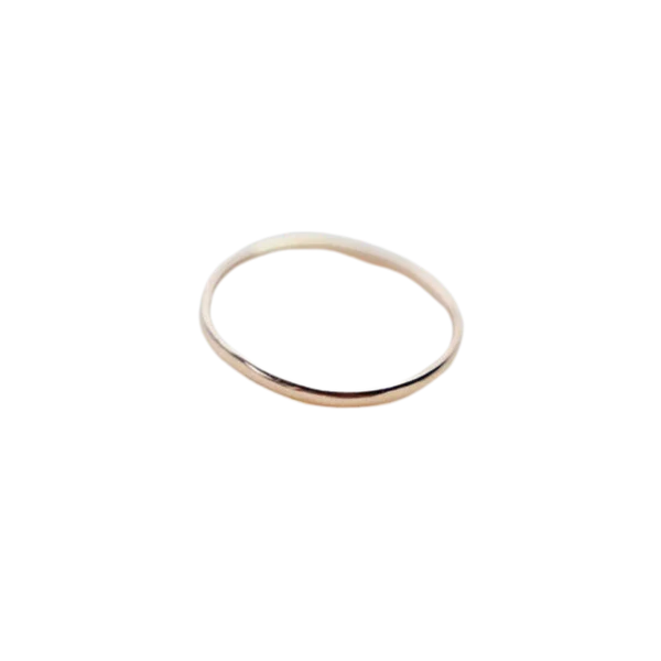 Simple Gold Stacker Ring