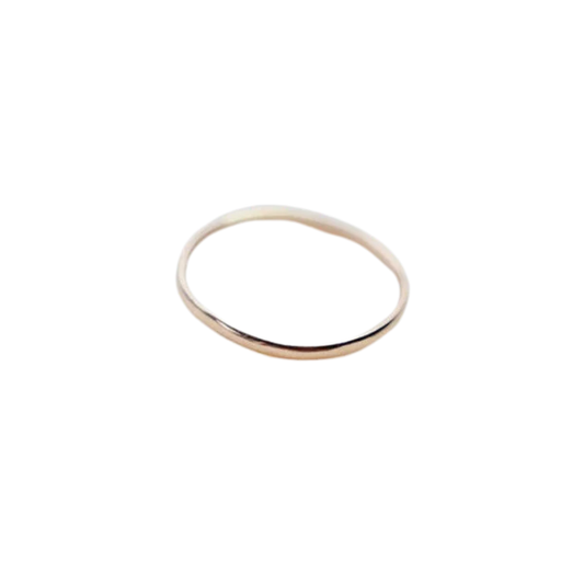 Simple Gold Stacker Ring