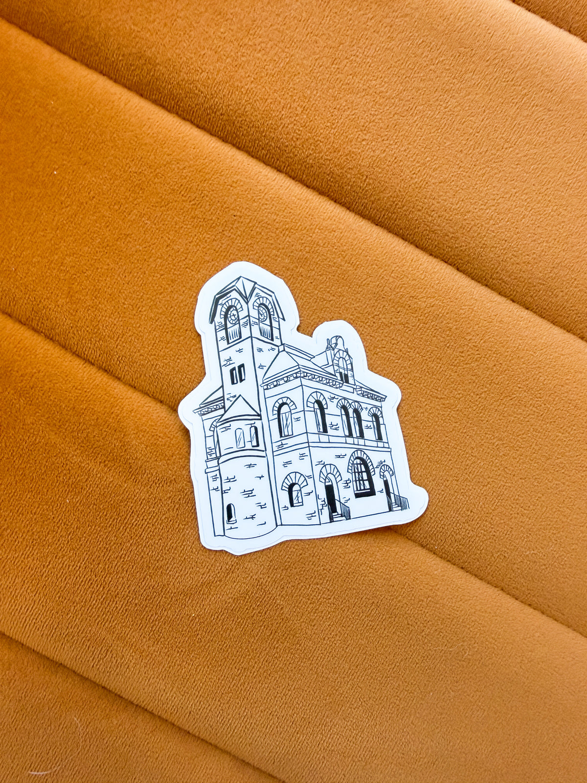 Old Post Office Vinyl Sticker