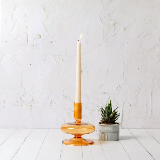 Wisteria Candleholder Yellow