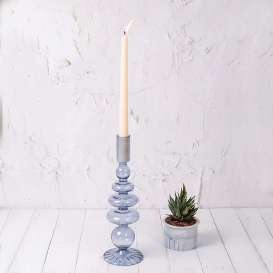 Wisteria Candleholder Blue