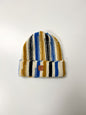 Hand-knit Multicolor Stripe Beanie