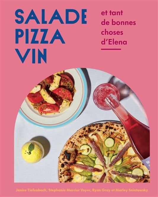 Salade, Pizza, Vin