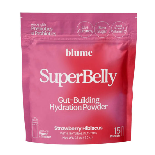 SuperBelly Hydration & Gut - Strawberry Hibiscus