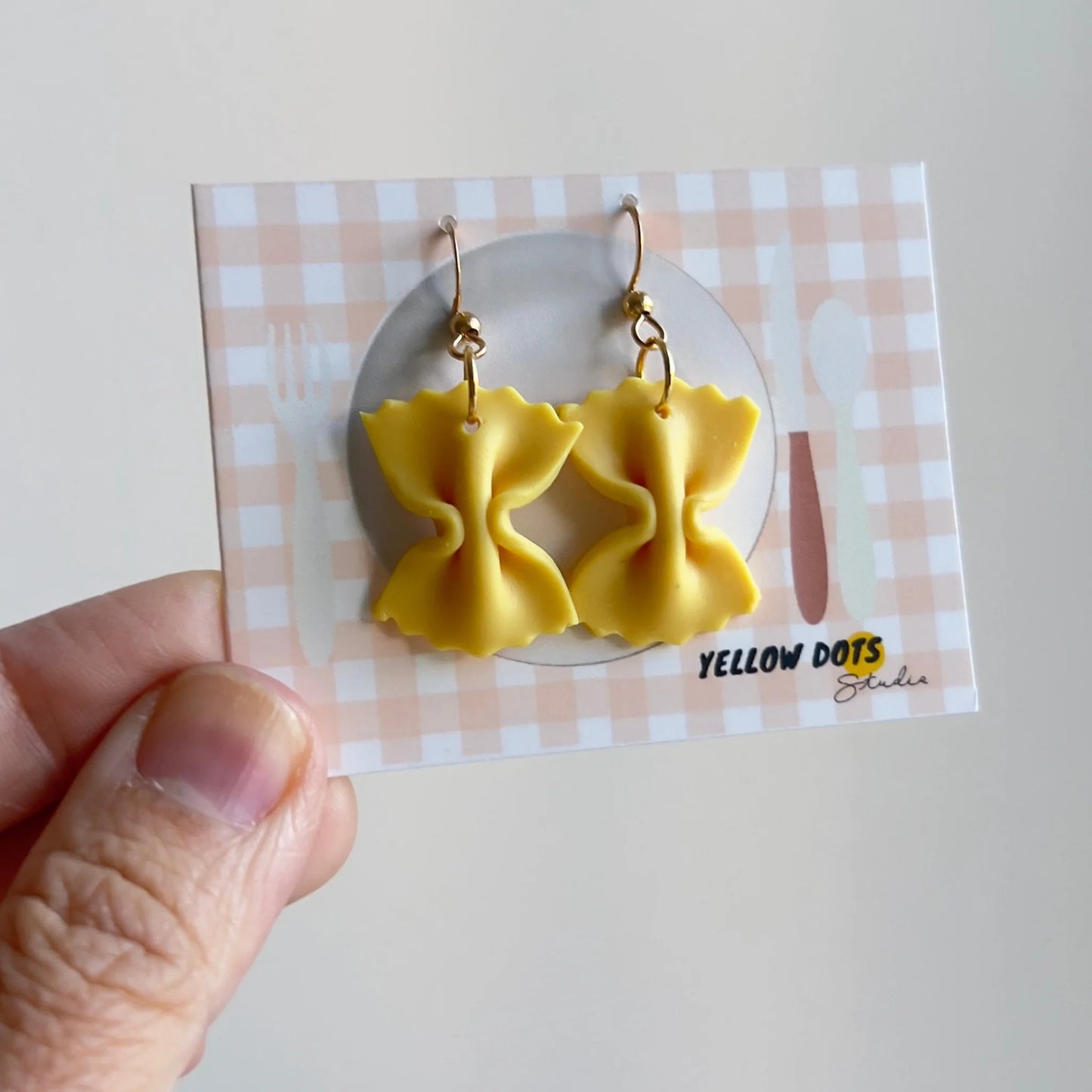 Farfalle Pasta Earrings