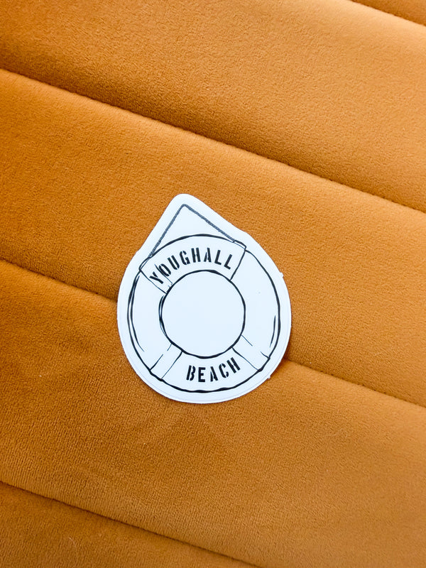 Youghall Life Preserver Vinyl Sticker