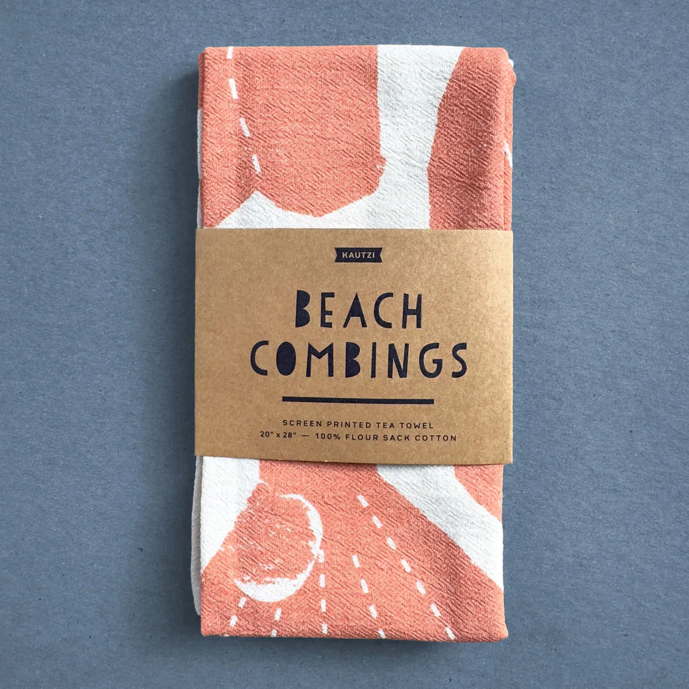 Beach Combings Tea Towel