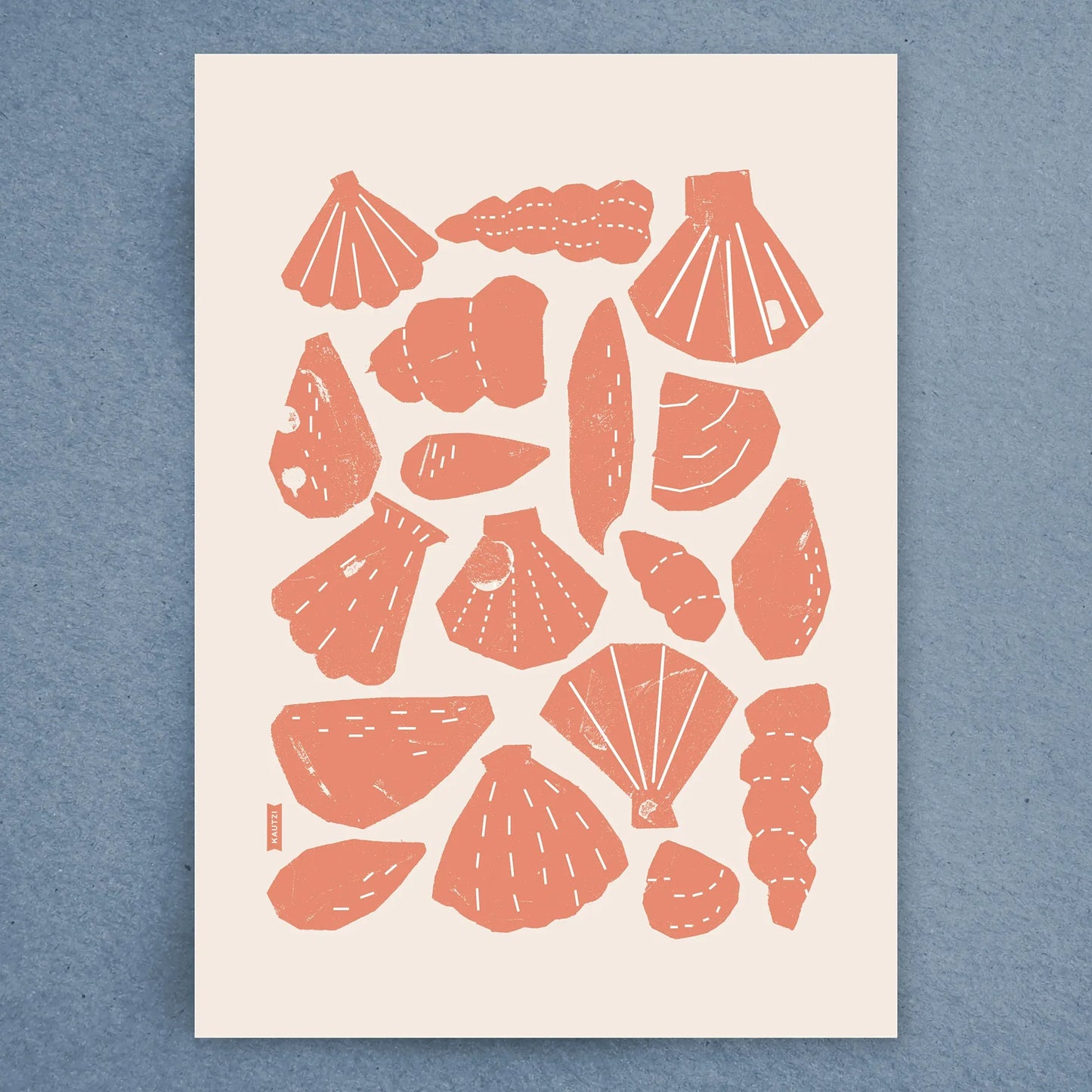 Beach Combings Tea Towel