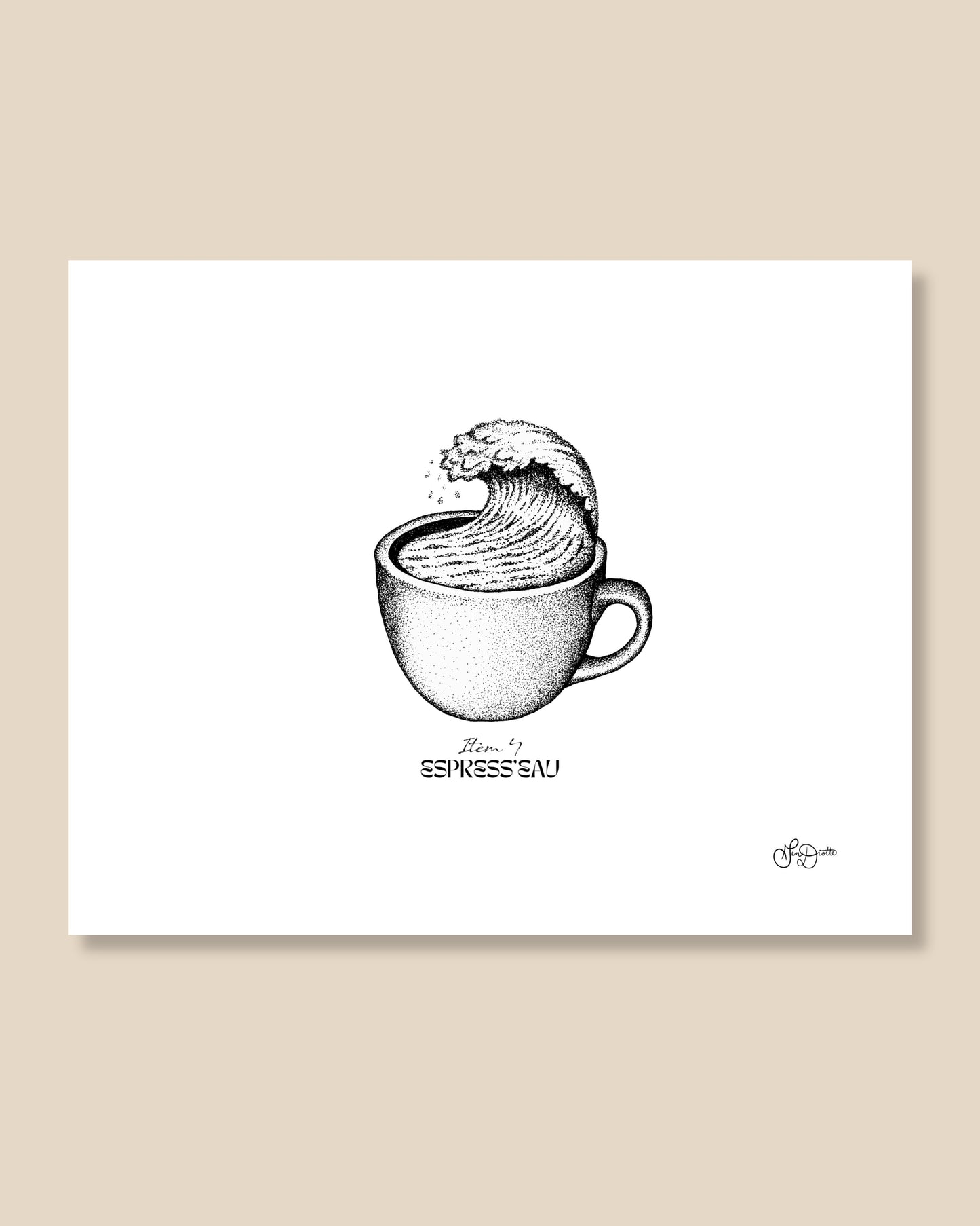 Espress'Eau Print