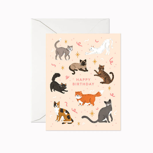 Cats Birthday Card