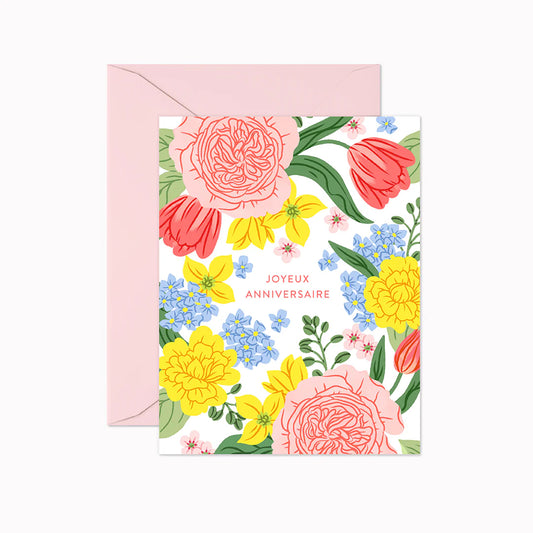 Joyeux Anniversaire Greeting Card