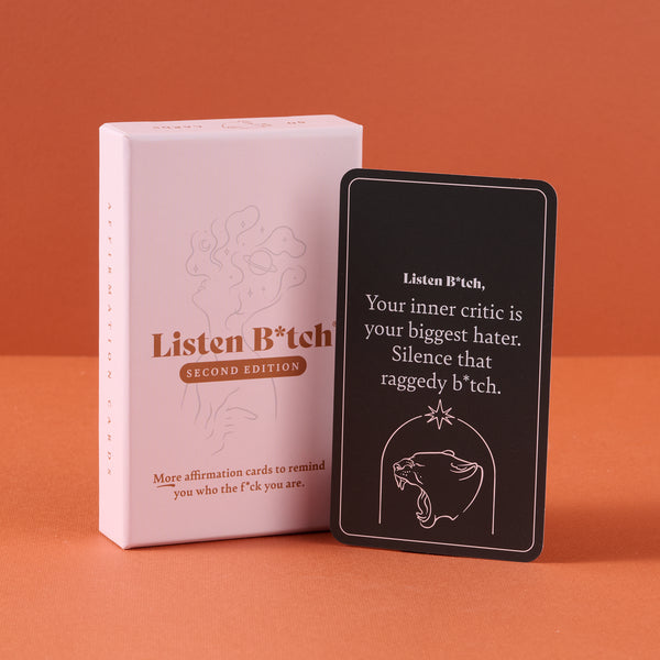 Listen B*tch Second Edition Affirmation Cards