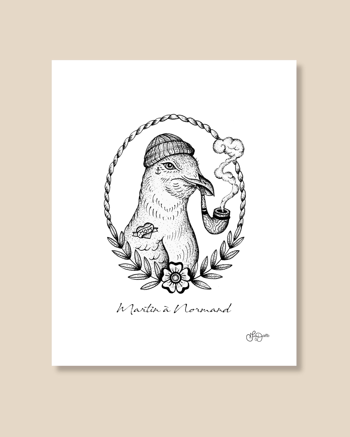 Martin à Normand Print