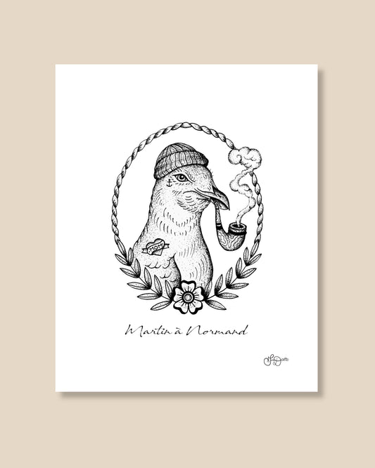Martin à Normand Print