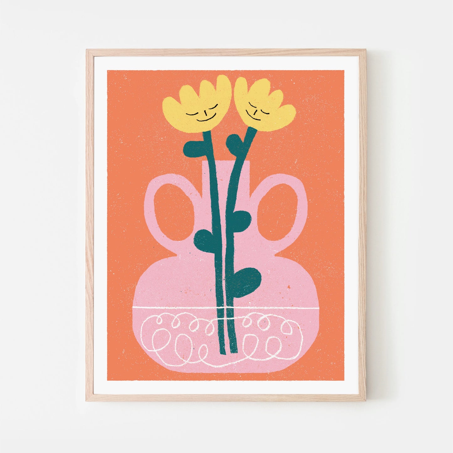 Tulipes Jaunes Print
