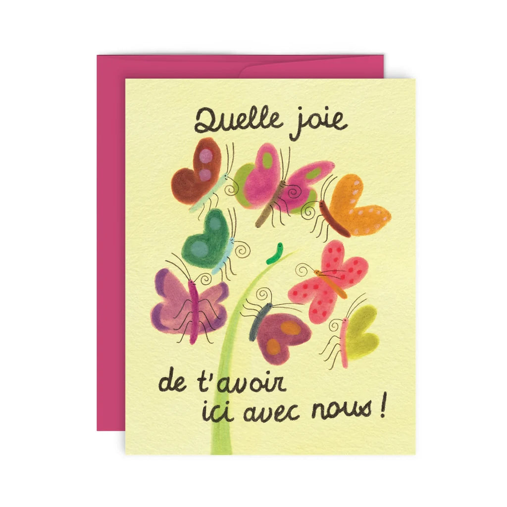 Bébé Chenille Card