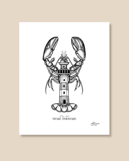 Phare d'Homard Print