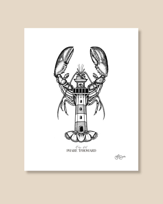 Phare d'Homard Print