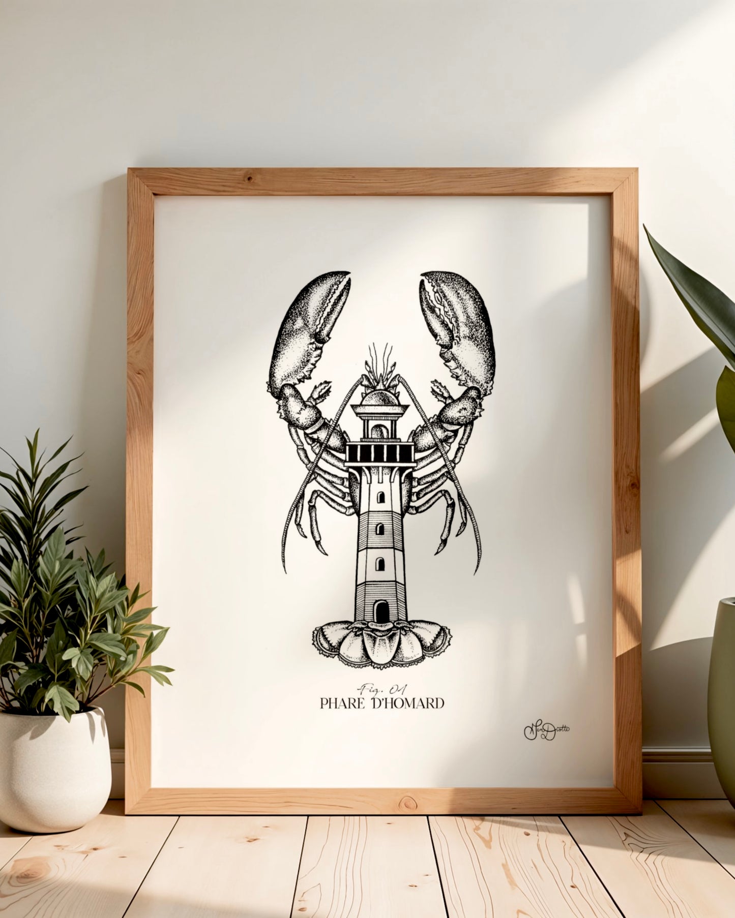 Phare d'Homard Print