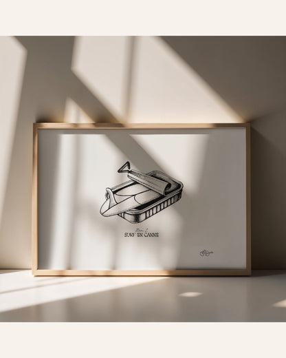 Surf en Canne Print