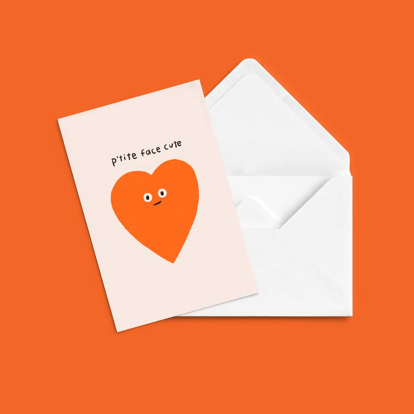 Cute Face Greeting Card