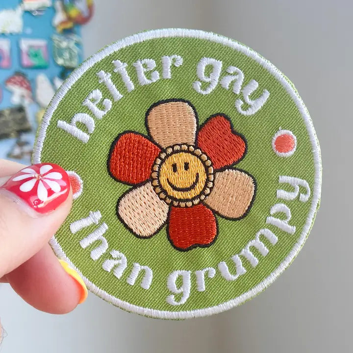 Better Gay Than Grumpy Patch