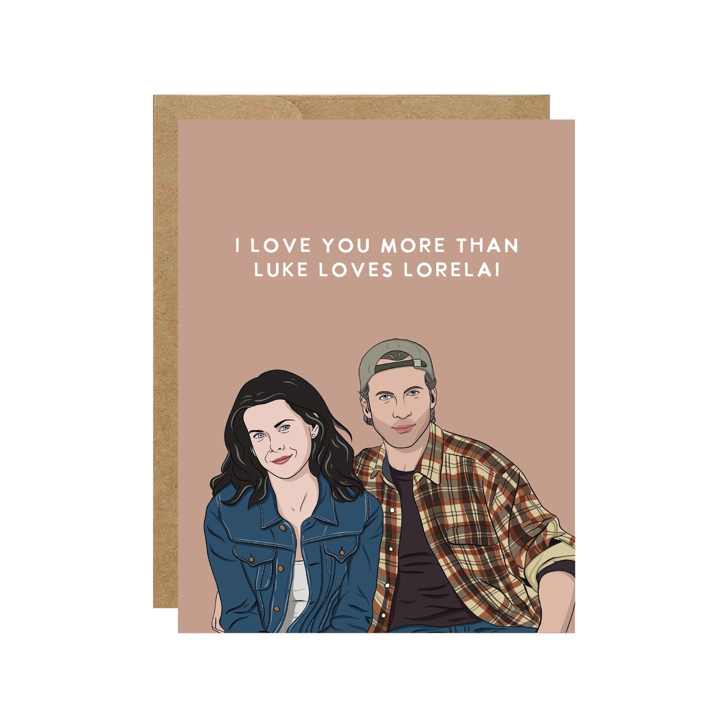 Luke Loves Lorelai Gilmore Card