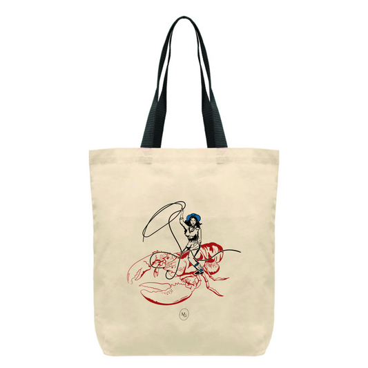 Lobster Cowgirl Tote Bag