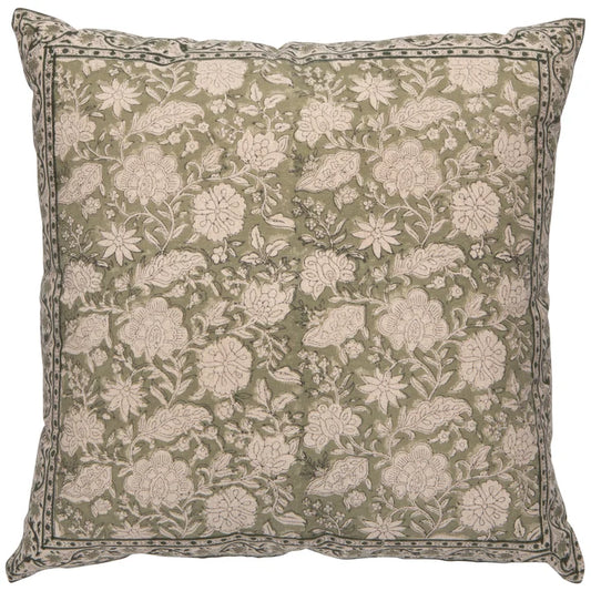 Freesia Embroidered Pillow