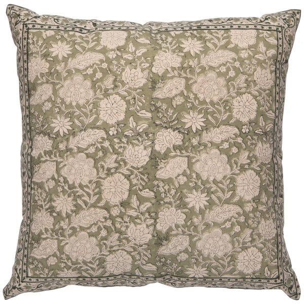 Freesia Embroidered Pillow