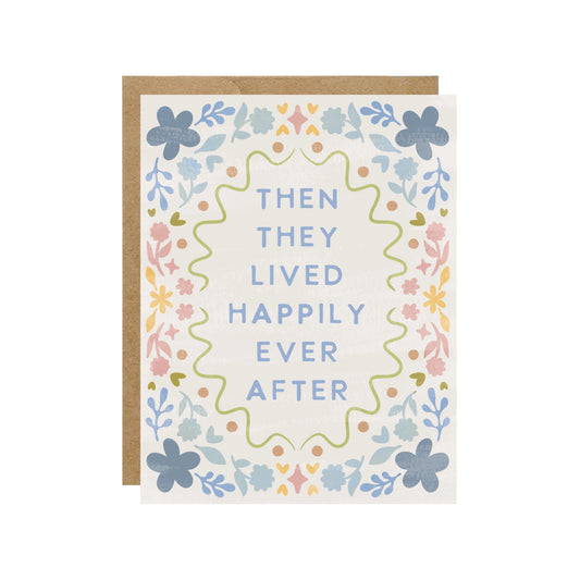 Happily Ever After Wedding Card