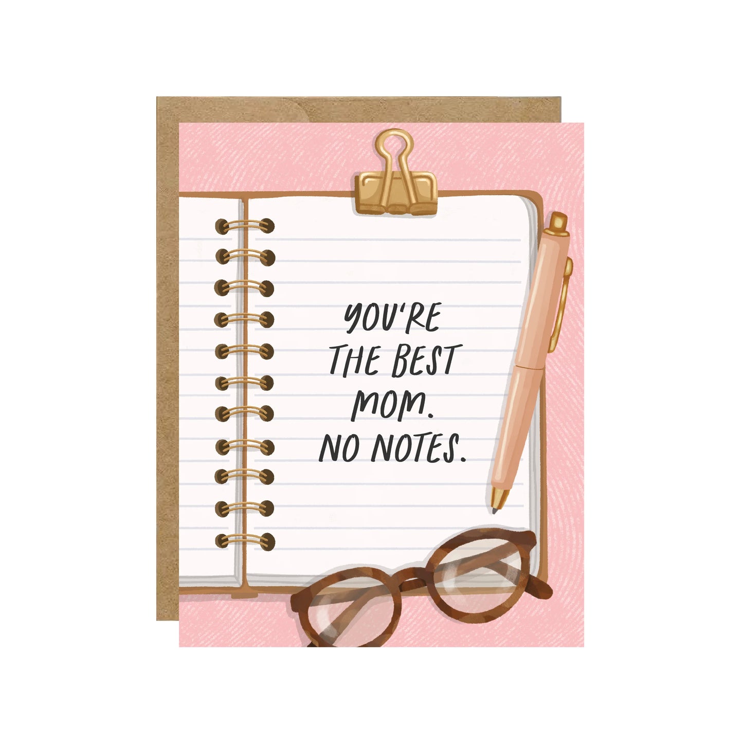 Best Mom No Notes Greeting Card