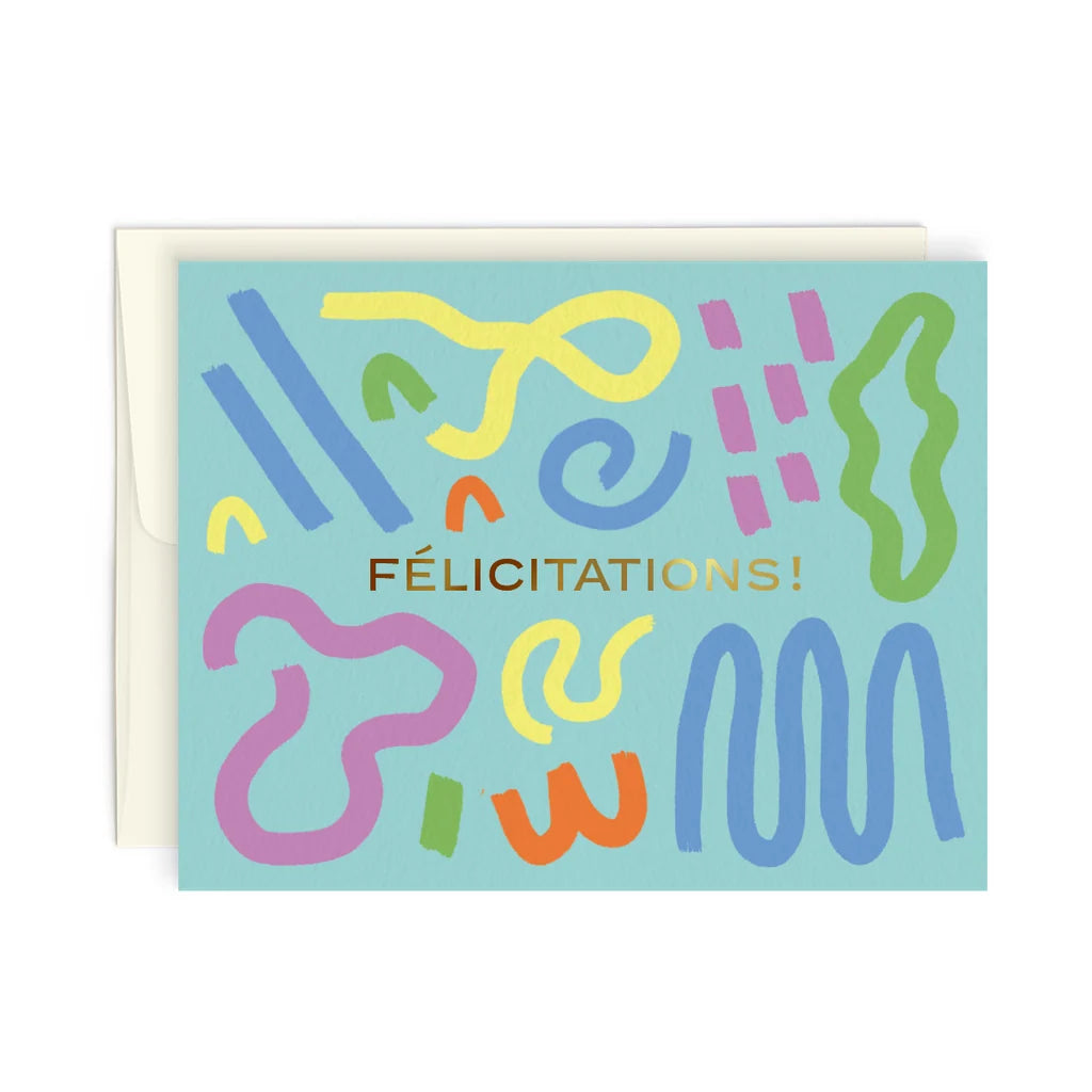 Félicitations Géométrique Card