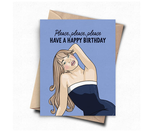 Please Birthday Card