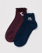 Lettuce Edge Sock Set of 2