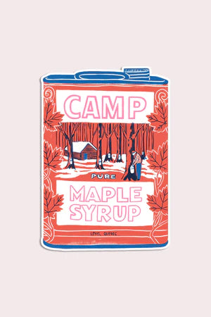 Pure Maple Syrup Vinyl Sticker